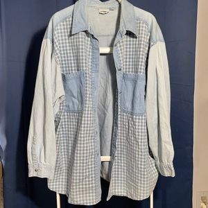 Vintage Gitano demin button down - size 26 W